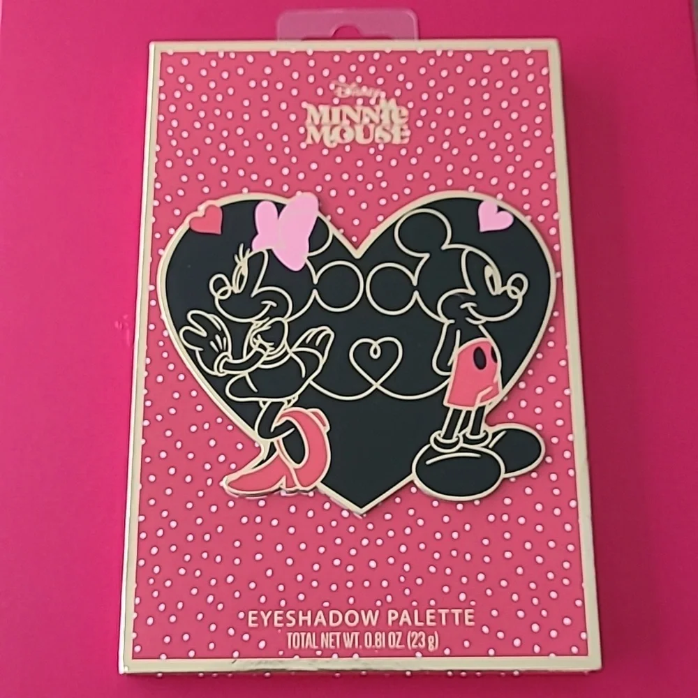 Disney Minnie Mouse & Mickey Mouse Eye Shadow Palette 12 Shades NWT Sealed